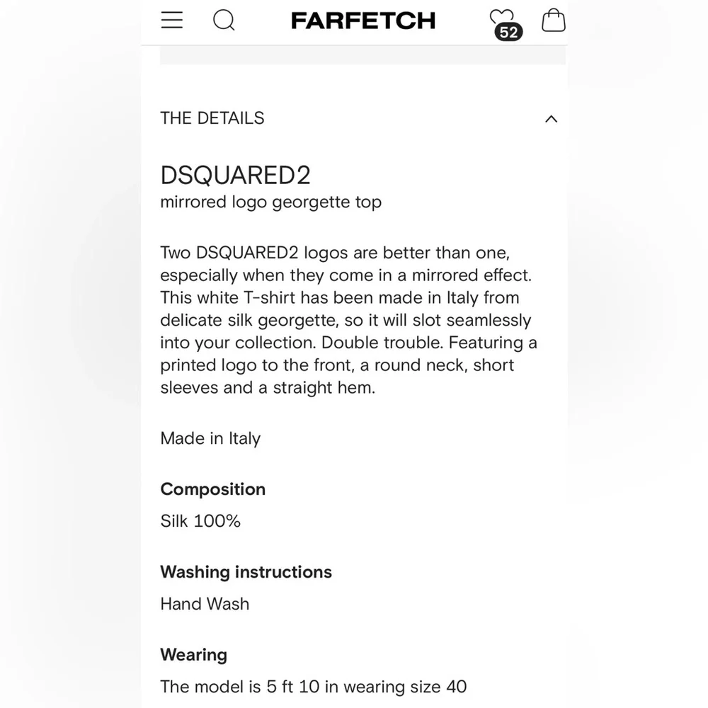 DSQUARED2 Silk t-shirt - Picture 14 of 16